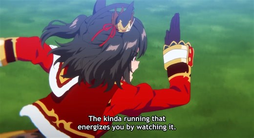 Kitasan wins her last race 🫡 I know this was meant to be emotional but the way she screamed when she reached the finish line was kinda funny ngl | yaboi