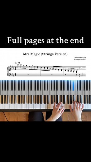 Mrs Magic Piano Cover by Strawberry Guy