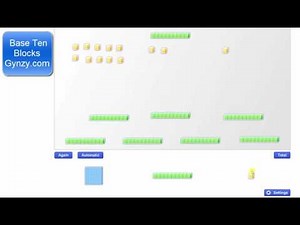Partitive Division with Base 10 Blocks: 2 Digit Divided by 1 Digit with No Remainder