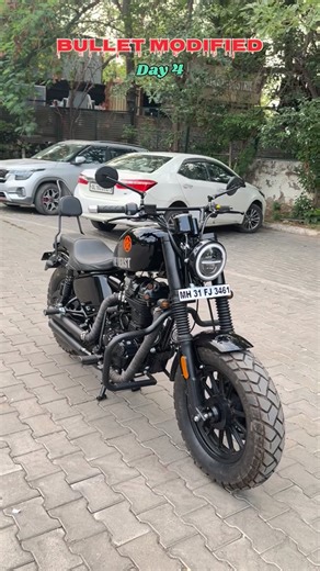 Bittoo Bike Modification on Instagram: "Bullet Modified day 4 ( Final look ) . . #reels #instagram #explore #instagood #reelsfb #bike #amazingcustom #explorepage #trendingreels #reelsinstagram #trending #viral #viralreels #viralvideos #video #bikemodification #modifedbikes"