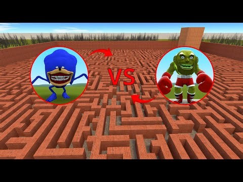 SCP-096 VS SONIC TAPE VS LIN GANG BOXER – IN GARRY'S MOD