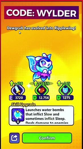 Evolving my BUTTERFLY Pokémon in Clash of Critters #shorts #gaming