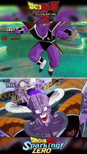 Captain Ginyu Body Change 🔄 BT3 vs Sparking Zero