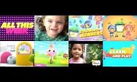 Mix of 8 videos from youtube : 9-16 Nick Jr. Tapes Playing at Once (Part 2)