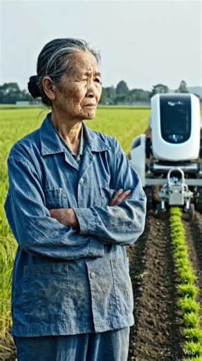 Old farming meets AI 🤯#ModernFarming #AIvsHuman #TechChange #VillageLife #FutureFarming
