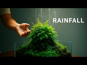 I Made a tabletop Rainfall terrarium with a Floating Rain System, Here's how!