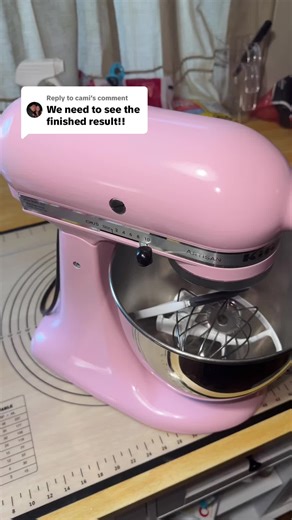 Replying to @cami Pink mixer🩷#kitchenaid #pink #fypシ゚viral