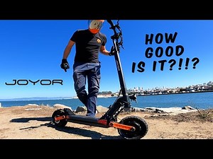 TOP SPEED 35MPH?!? JOYOR S10-S ELECTRIC SCOOTER FULL REVIEW, RIDE, AND UNBOXING