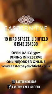 Taste the 'Best in Class' Indian and Bangladeshi Cuisine | Eastern Eye Lichfield | Facebook