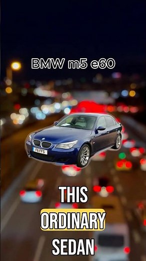 Legendary cars pt4 BMW m5 e60