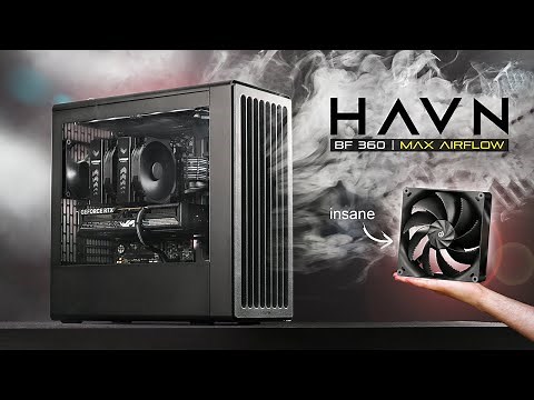 HAVN BF 360 Flow: The Best PC Case for Airflow in 2025? | RTX 5070 PC Build