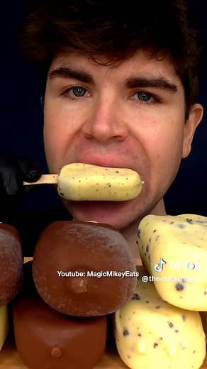 Delicious Magnum Ice Cream Bars: ASMR Eating Sounds
