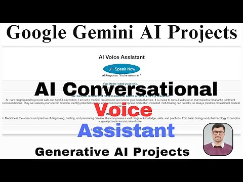 Create a Voice Assistant with Python Google AI | Generative AI Projects | AI Voice Assistant Chatbot