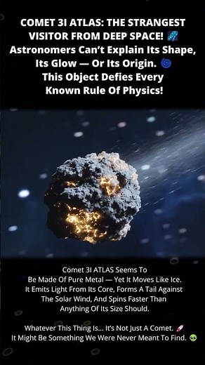 3I/ATLAS: The Impossible Visitor From Another Star #space #3iatlas #astronomy