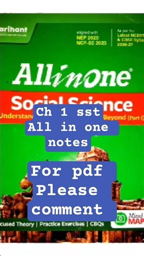Class 9 Social Science Chapter 1 | Understanding Social Science | All-in-One Notes | CBSE 2026-27 |