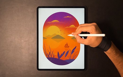 【Procreate教程】如何画日落
