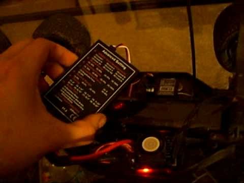 EzRun - ESC setup with Program card