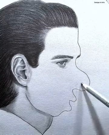 8K views · 34 reactions | Watch This Easy Magic trick 彩 #artwork #pencildrawing #drawingart | Sanjay m Arts | Facebook