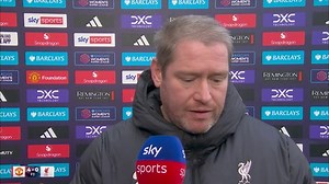 "We have to show character" Matt Beard reacts to his side's loss to Manchester United 👇 | Sky Sports Football