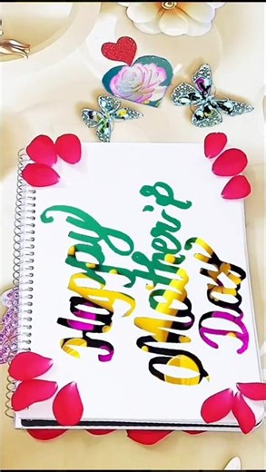 HAPPY MOTHER'S DAY| MOTHER'S DAY BEAUTIFUL CALLIGRAPHY HANDWRITING🌹❣️| #shorts #yt