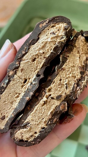 290K views · 27K reactions | My viral Moose Paws just got a mocha upgrade 癩 A creamy peanut butter mocha center with a crunchy chocolate shell — high-protein, no-bake, and freezer-friendly. 﫶Make sure to Follow and Comment “MOCHA” for the link to this recipe to be sent right to you! . . . . #mochadessert #nobakechocolate #highproteinrecipes #nobake #chocolateshell #frozentreats #peanutbutterlover #easyfrozendessert #dessertideas | The Home Chef Momma | Facebook