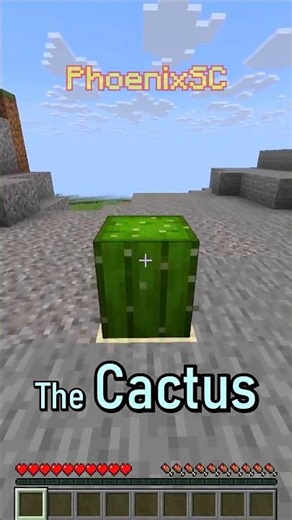Do NOT try this with the Cactus...