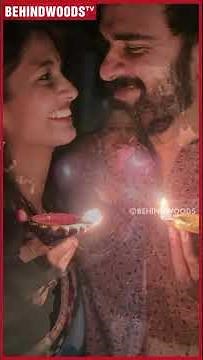 Ashok Selvan, Keerthi Pandian Thala Diwali Celebration 🥰 வெடிக்குறதுக்குள்ள Pose கொடு Ashok Baby