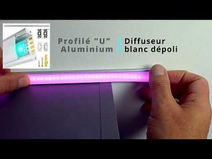 Ruban LED RGB de 10 mètres installé dans des Profilés LED #tuto #led 🎆