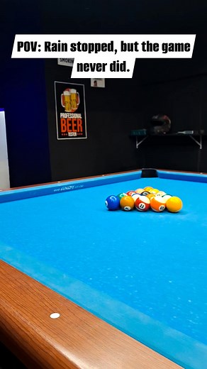 The rain has passed, but the fun’s just starting. Open today! 😎🎱 | Master's Billiard Hall
