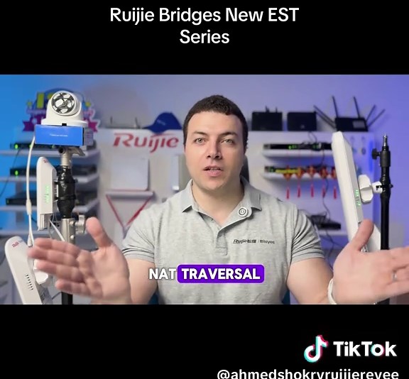 Video #1 | New Ruijie EST Series Bridge Setup - PoE, NAT, TDMA & SON in Action! 📡 Ready to simplify outdoor wireless bridging like never before? 🎥 Ruijie Reyee Bridge Setup Simplified Like Never Before! A new YouTube video covering a complete hands-on setup of Ruijie Reyee’s wireless bridge series - featuring the **EST330F-P**, **EST450G**, and full **PoE-powered IP camera integration**. 🎯 Highlights: ✅ Compatibility between EST450G, EST330F-P, and EST350G ✅ No need for extra PoE switches - t