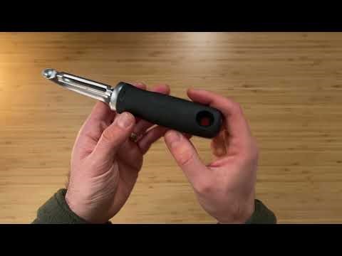 Swivel Peeler Review: Rubberized Non-Slip Grip Handle