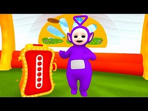 TELETUBBIES APP - TINKY WINKY EXPLORING THE FLOWERS WINDMILL RABBITS & LOOKING FOR DIFFERENT SHAPES