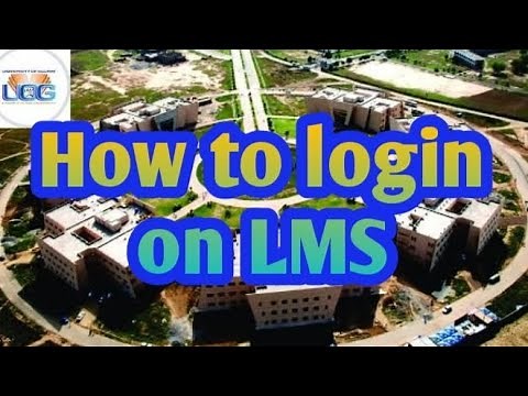 How to login on LMS(UOG) | UOG marghzaar campus - University of Gujrat