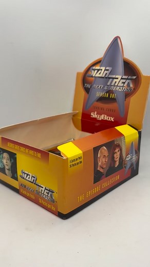 It’s #1PackAfterDark with our box of Star Trek TNG Season 1😄 | 1 Pack A Day Habit