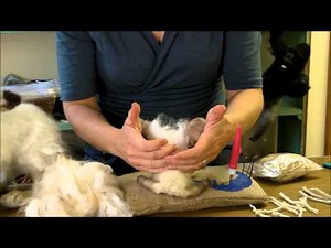 How To Needle Felt - Attaching Long Fibers: Sarafina Fiber Art Episode 7
