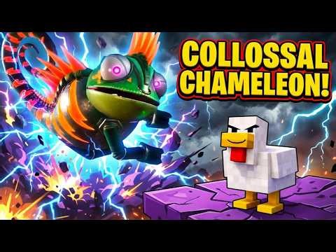 COLOSSAL CHAMELEON is CRAZY! 🦎 Astro Bot Boss Fight (Mecha Leon)