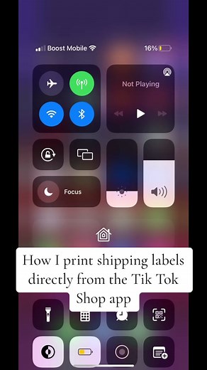 How i print labels directly from my phone #tiktokshop