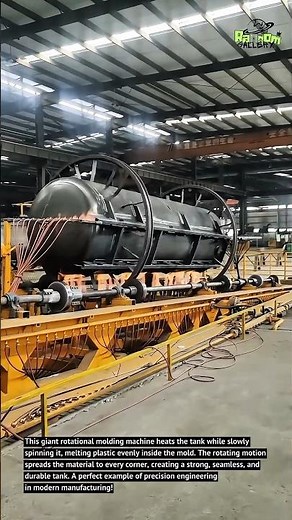 Industrial Rotational Molding Machine – Extreme Heating Process!