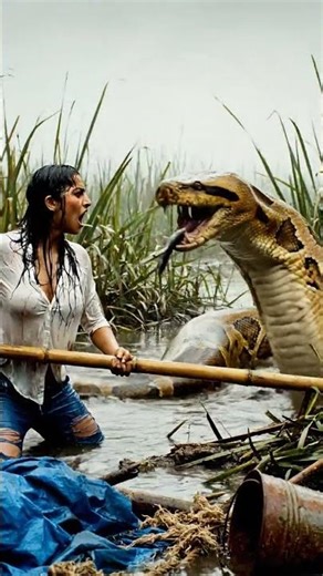 HER SCREAM BROKE IT: Woman Saves Dog From Giant Florida Python