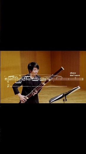 "Gravity Reed" for solo bassoon (excerpt) - Leon Nagami #bassoon #classicalmusic #score #shorts