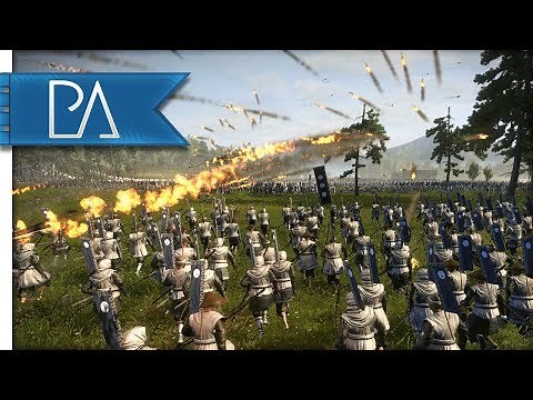 Brutal Samurai Charge Through a Storm of Arrows! - Total War Shogun 2 (Darth Mod)