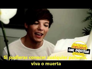 Louis Tomlinson from One Direction answers your twitter questions! (subtitulado al español)