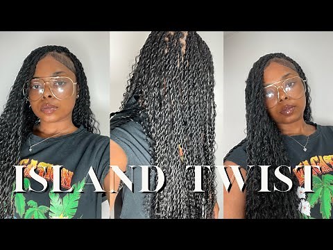 How To Do Island Twist | Boho Senegalese Twist Tutorial