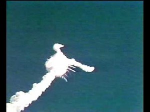 SHUTTLE CHALLENGER EXPLODES!
