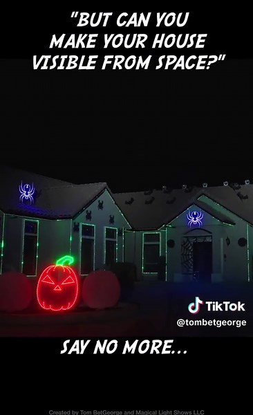 Laser Light Show for Halloween Decor | Thriller Michael Jackson Theme