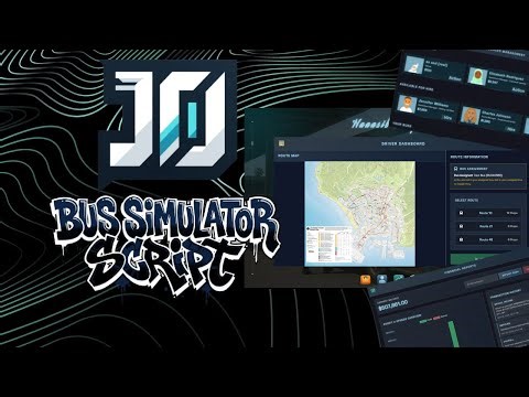Bus Simulator Job For Fivem | QBCore , ESX , QBX | 25$