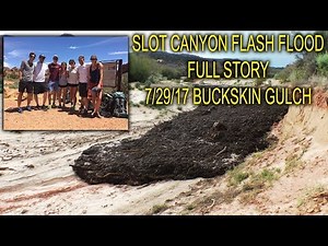 Hikers Narrowly Escape Flash Flood in Slot Canyon! Full Story