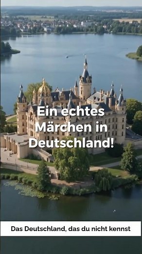Ein echtes Märchen in Deutschland! 🏰 Schweriner Schloss aus der Vogelperspektive