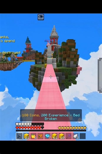 Sweaty Gameplay 🥊 #minecraft #bedwars