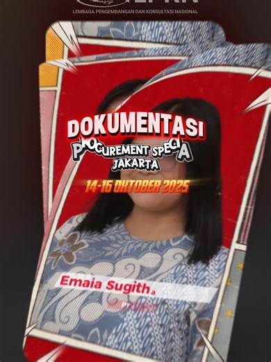📌 Rekap Kegiatan Certified Procurement Specialist (CPSp) Jakarta | 14–16 Oktober 2025 Tiga hari penuh pembelajaran, diskusi mendalam, dan penguatan kompetensi di bidang pengadaan barang/jasa. Terima kasih kepada seluruh peserta, narasumber, dan panitia yang telah berkontribusi dalam menyukseskan kegiatan ini. Semoga ilmu yang diperoleh dapat diimplementasikan secara optimal dan berkelanjutan. #CPSp #CertifiedProcurementSpecialist #PengadaanBarangJasa #LPKN #Jakarta